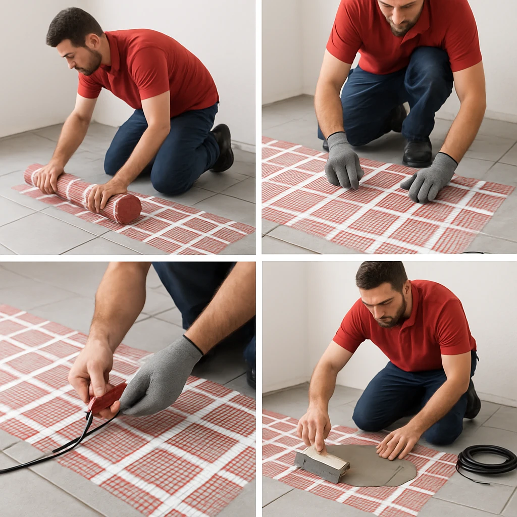 Na czym polega montaż i jak działają wydajne maty grzewcze?